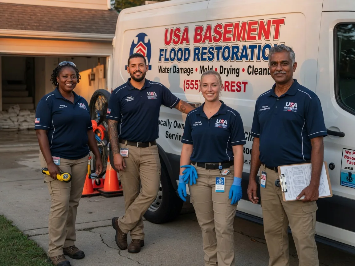 Basement Flood Cleanup company in Latham, IL