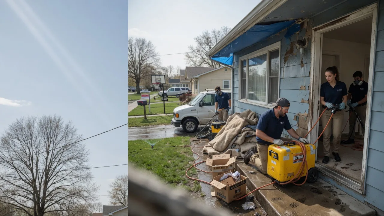 Basement Flood Cleanup in Latham, IL near me